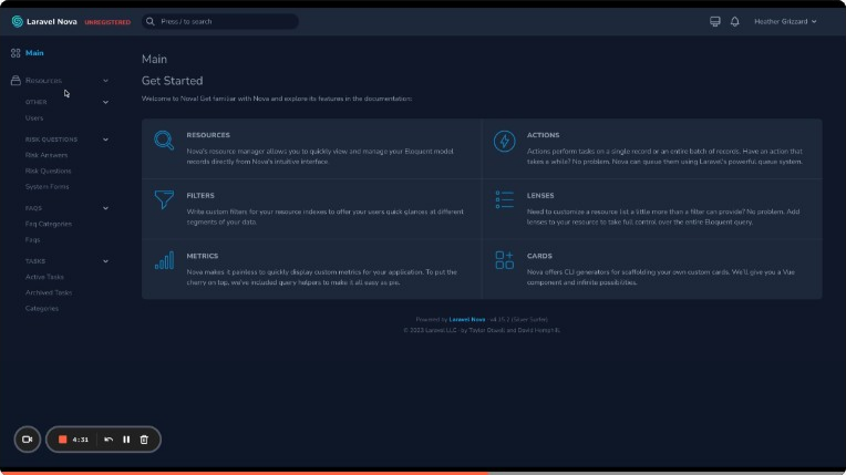 AML Complete Dashboard View